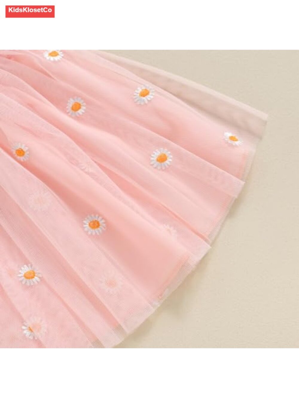 Toddler Girl Daisy Tutu Skirt Set Ruffle Tank Top Summer 2-Piece - Picture 5 of 6
